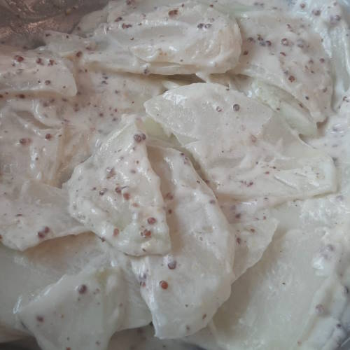 koolrabi met mosterdsaus