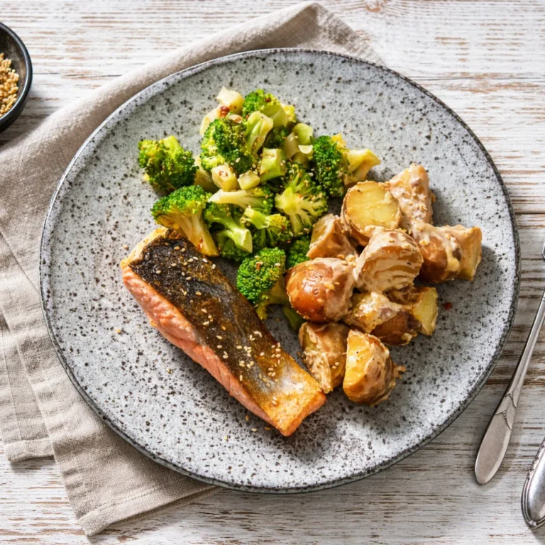 Zalmfilet met broccoli