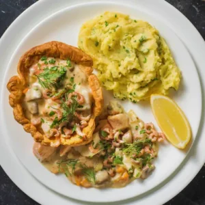 Vol-au-vent met vis